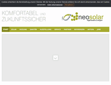 Tablet Screenshot of neosolar.eu