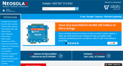 Desktop Screenshot of eshop.neosolar.cz