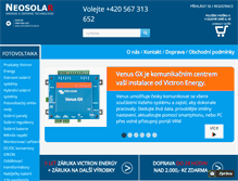 Tablet Screenshot of eshop.neosolar.cz